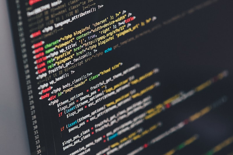 Code on a laptop screen representing cross-platform development