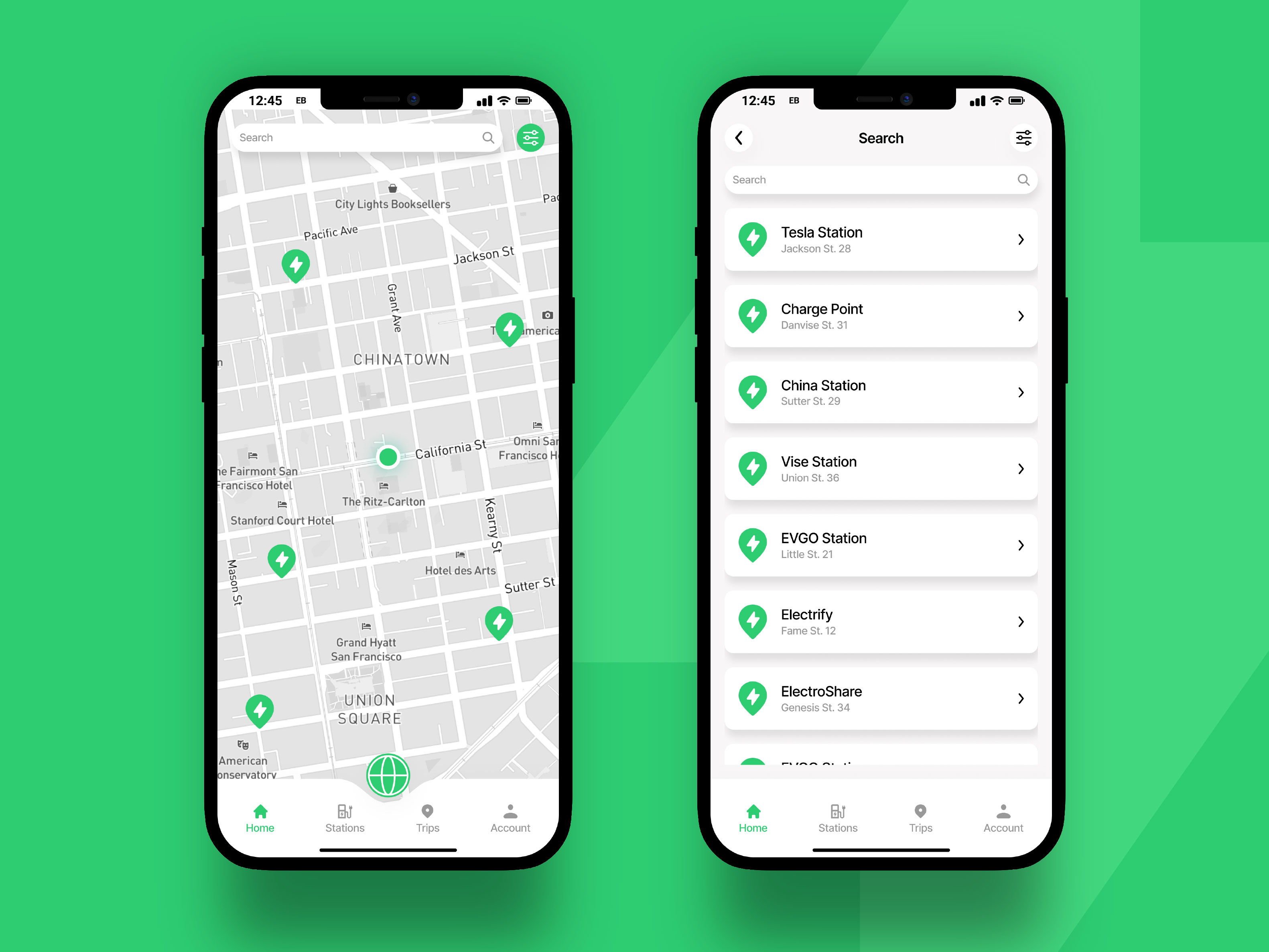 EV Spot - Electric Vehicle Charging Station Finder App Design — screen 6