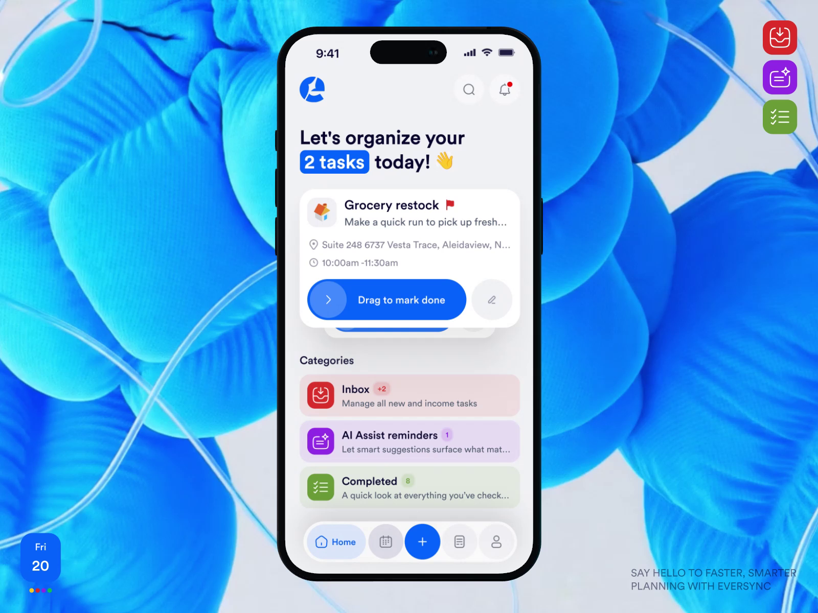 EverSync – AI Productivity Planner Mobile App — screen 4