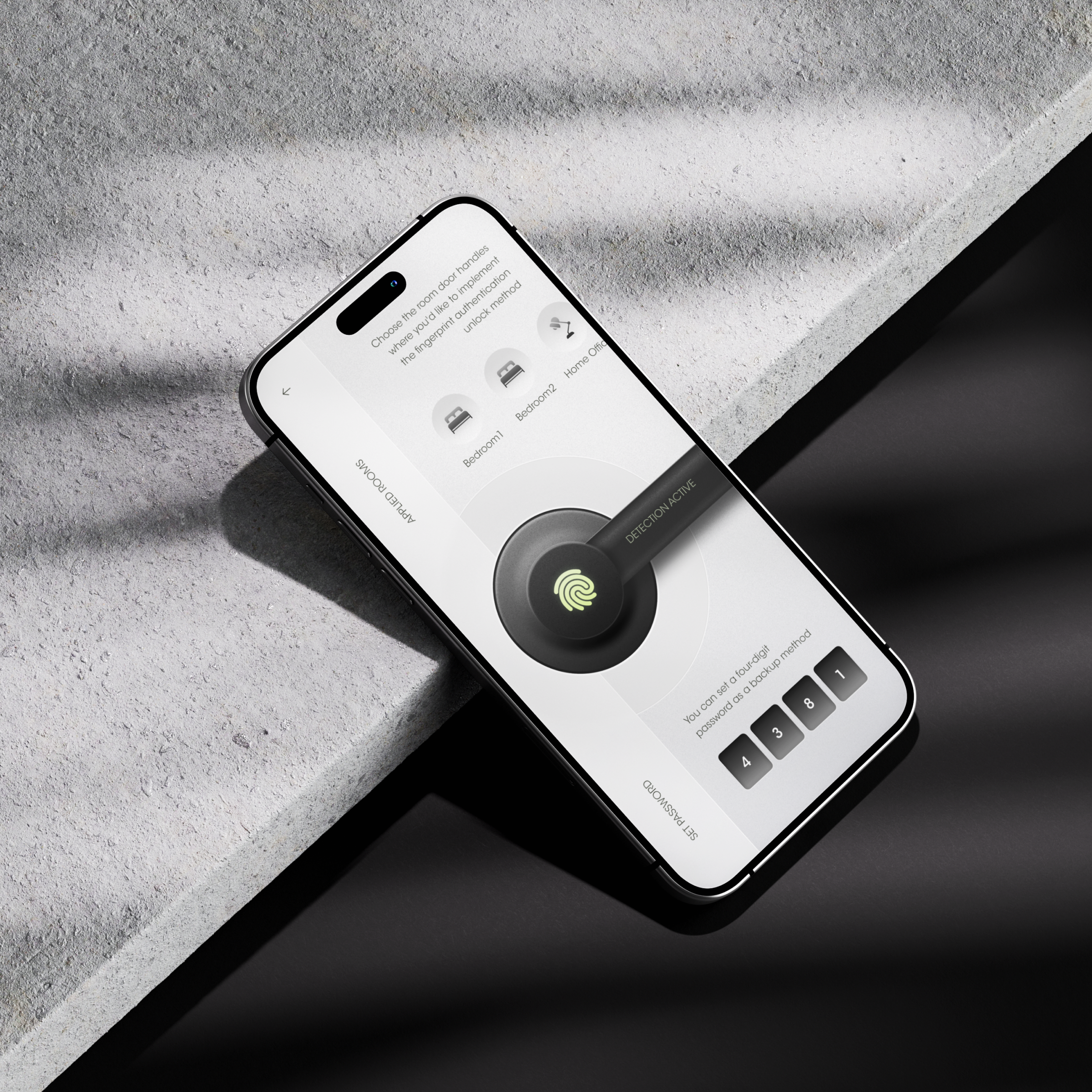 Home Security System App — screen 2