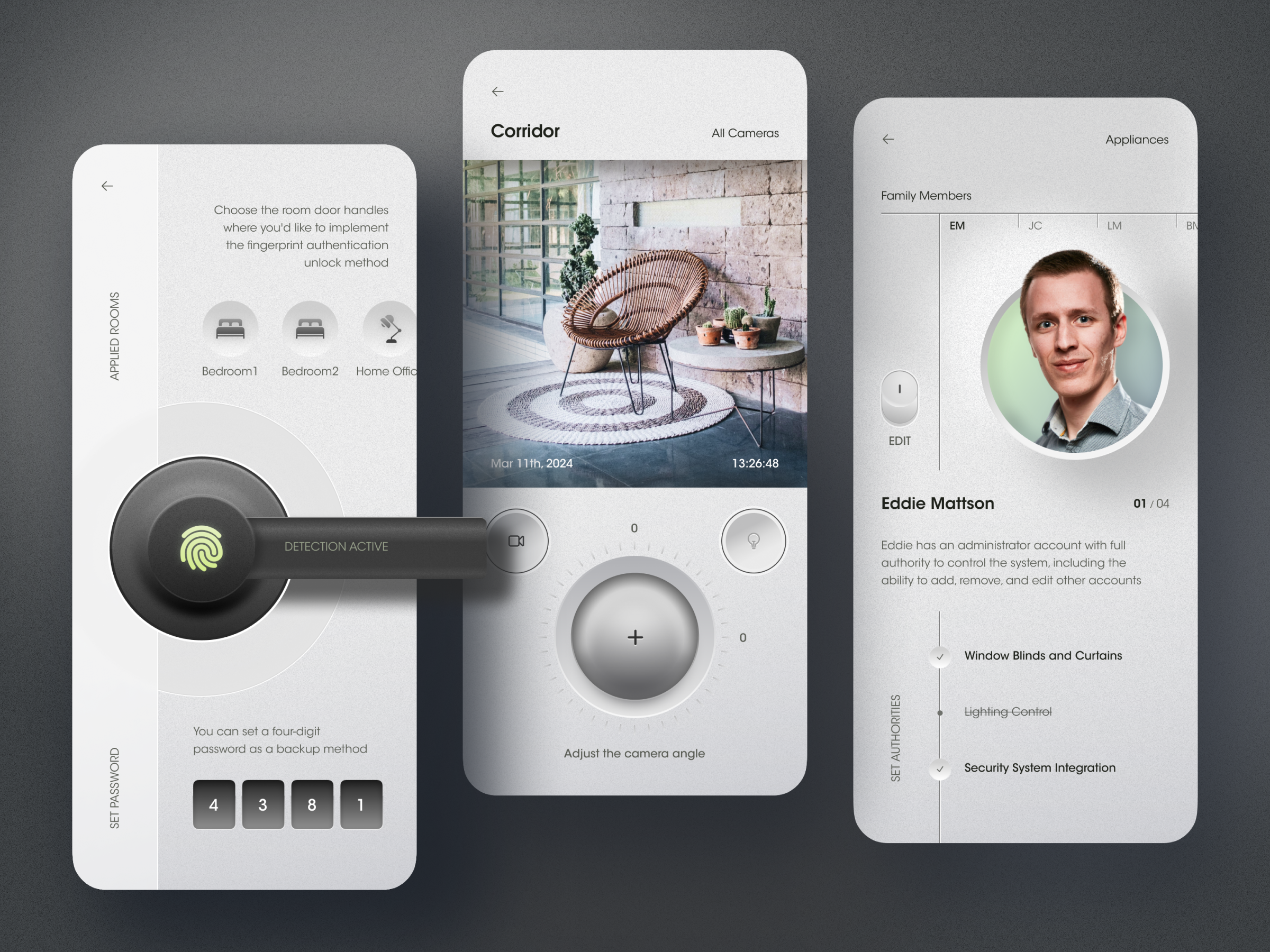Home Security System App — screen 7