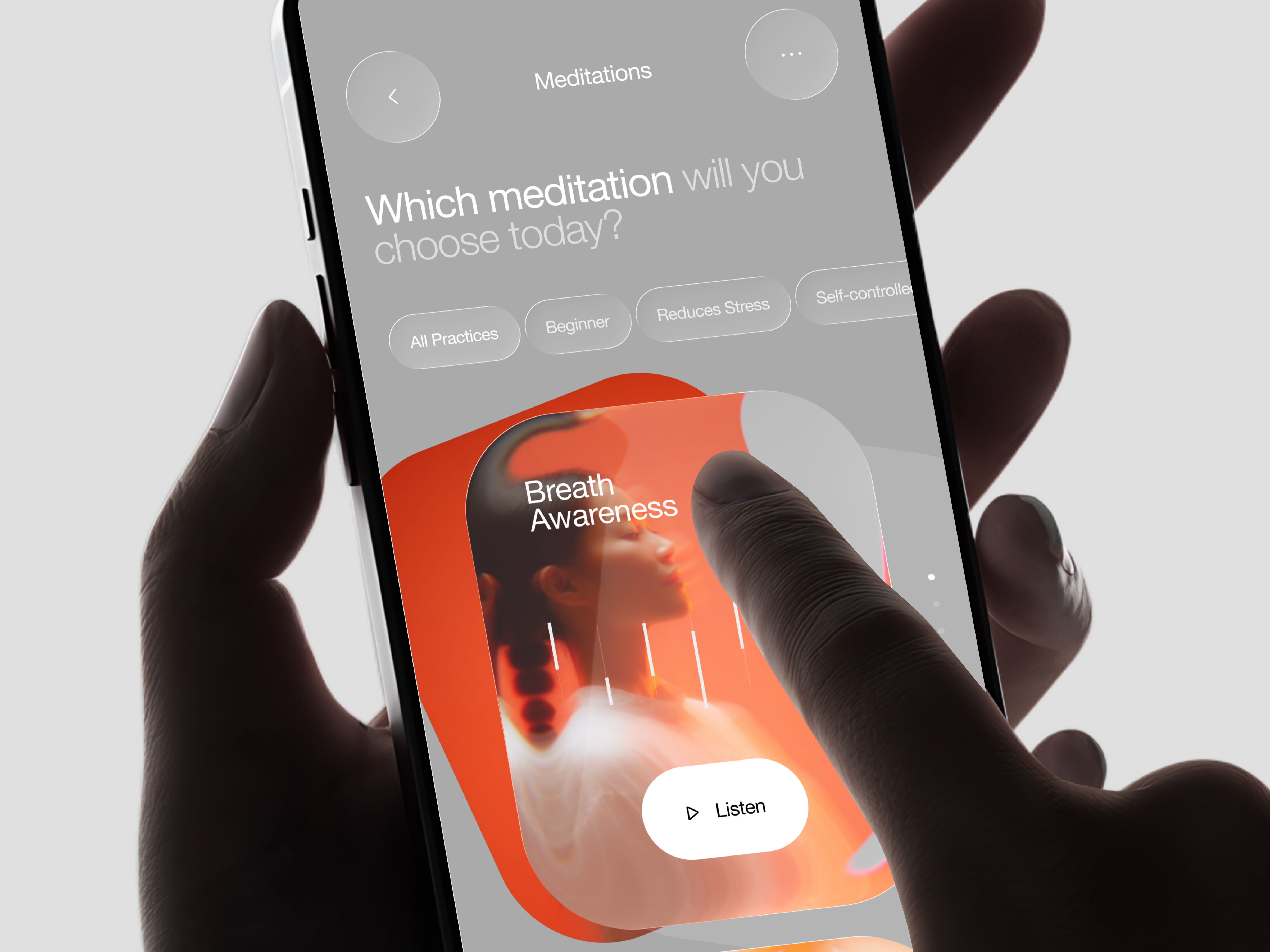 Luma Mobile – Meditation App UI